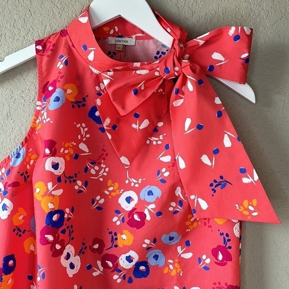 Tyler boe Sleeveless Bow Detail Top Size S - Picture 2 of 13